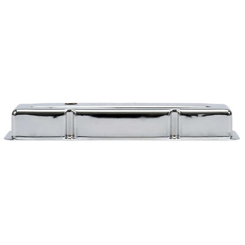 Edelbrock 4449 Valve Cover Signature Series fits Chevrolet 1959-1986 262-400 CI V8 Low Chrome