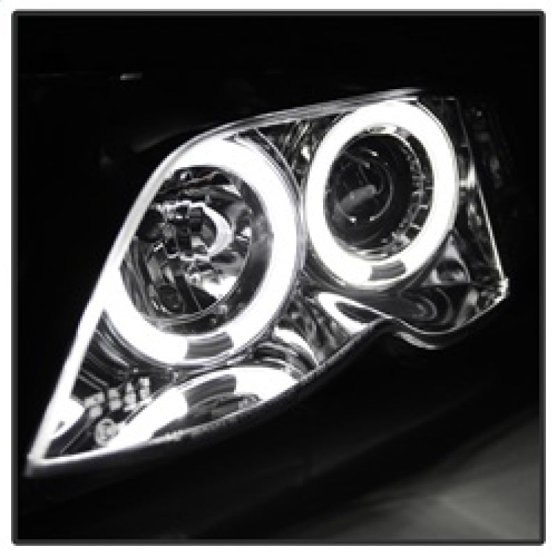 Spyder 5042408 fits BMW 02-05 E46 3-Series 4DR Projector Headlights 1PC LED Hal