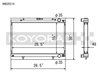 Koyo HH020214 fits Nissan Skyline GTR/GT-S 2.6L/Cefiro 2.0L/Laurel 2.0L Radiator