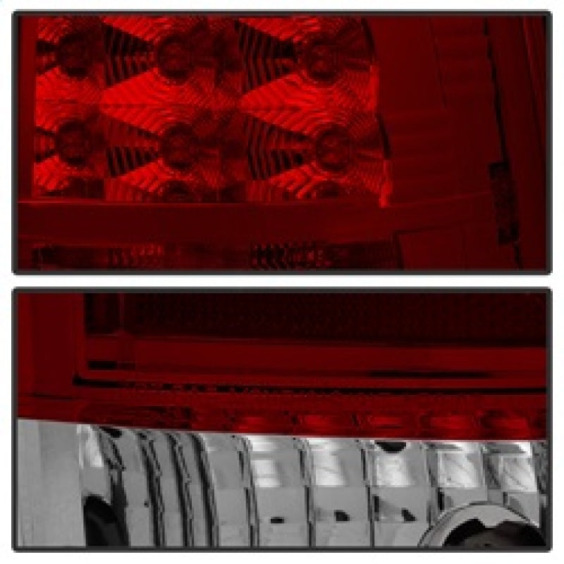 Spyder 5032478 fits Chevy 07-13 Avalanche LED Tail Lights Red Clear ALT-YD-CAV0