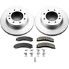 Power Stop CRK6518 12-21 fits Nissan NV3500 Front Z17 Coated Brake Kit