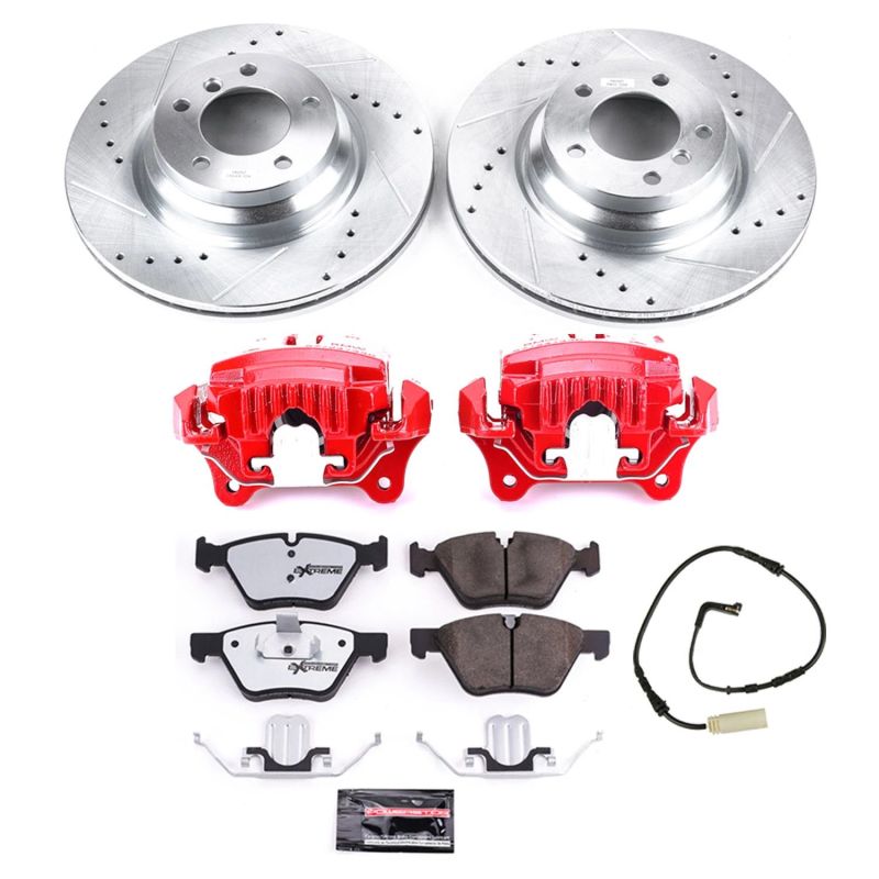 PowerStop KC3077 26 fits BMW 330i Front Z26 Street Warrior Brake Kit w/Calipers