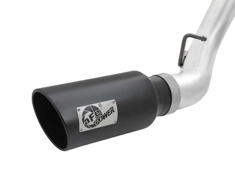 AFE 49-04080-B Exhaust 4in Dual DPF-Back Al Steel w/ Black Tips 16-17 fits GM D