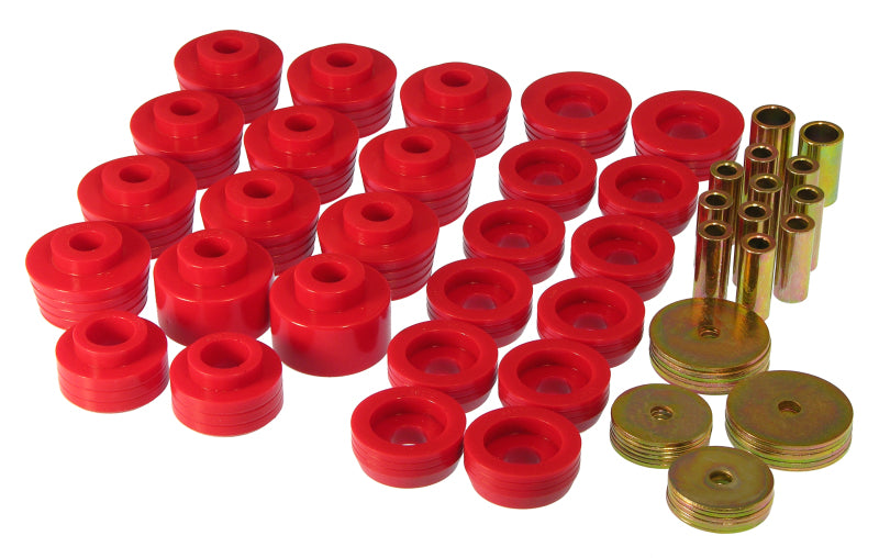 Prothane 7-132 fits GM Various Body Mount Kit - Red