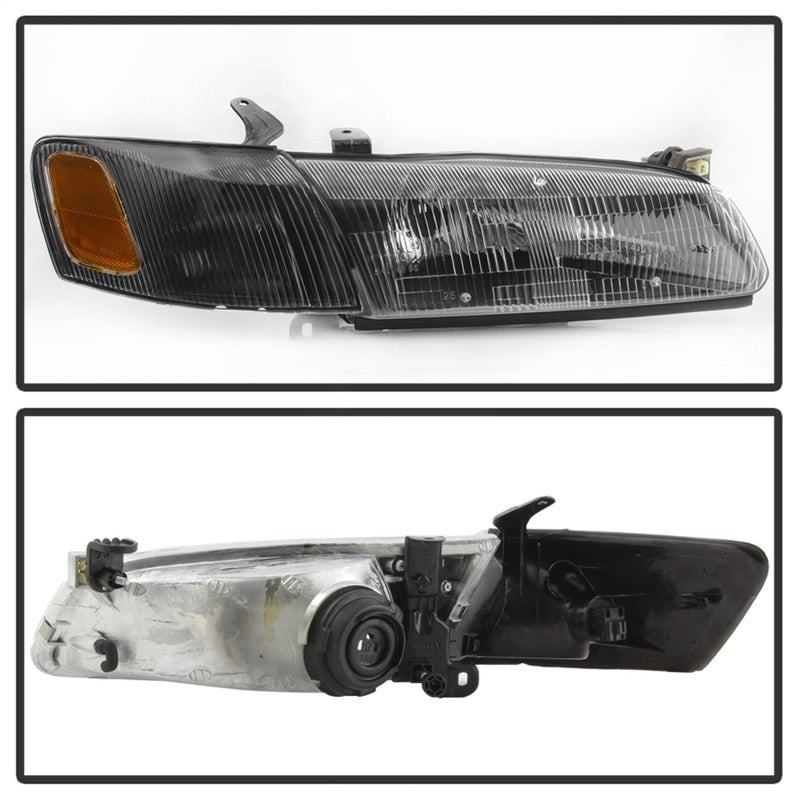 SPYDER 9042836 xTune fits Toyota Camry 4pc OEM Style Headlights Lights Black