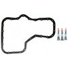 Fel-Pro OS30739 fits Toyota Tundra OS 30739 Engine Oil Pan Gasket Set High-Temperature Rubber-Coated Fiber