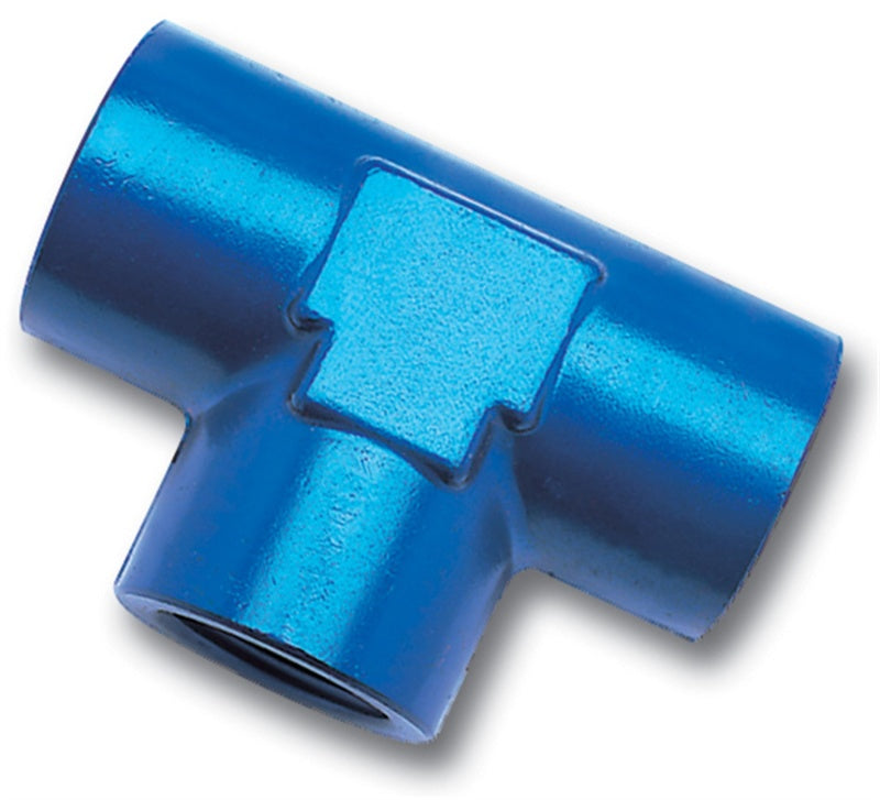 Russell 661740 Performance 1/2in Female Pipe Tee Fitting (Blue)