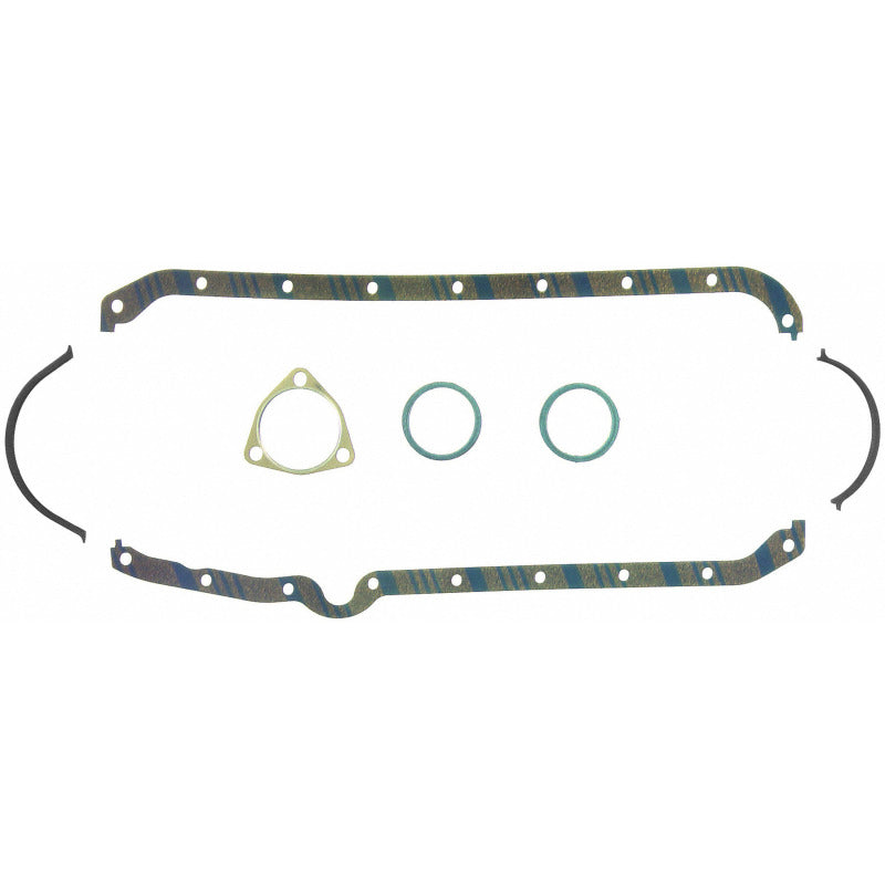 Fel-Pro OS5197C4 fits Chevrolet Camaro OS 5197 C-4 Engine Oil Pan Gasket Set Blue Stripe cork-rubber