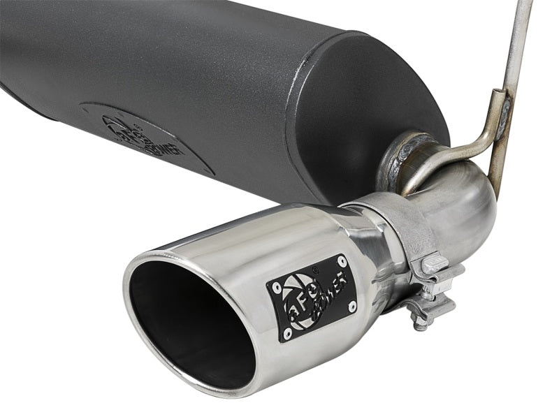 AFE 49-38066-P Series 2.5in 304 SS Cat-Back Exhaust w/ Polished Tips 2018+ fits
