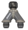 Peterson Fluid Systems 10-1703 Y-Manifold -10AN B-Nut To -8/-8