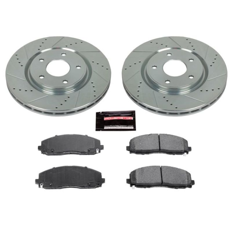 PowerStop K5959 fits Chrysler 17-19 Pacifica Front Z23 Evolution Sport Brake Kit