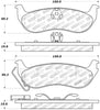 Stoptech 309.0932 Sport Brake Pads w/Shims and Hardware - Front