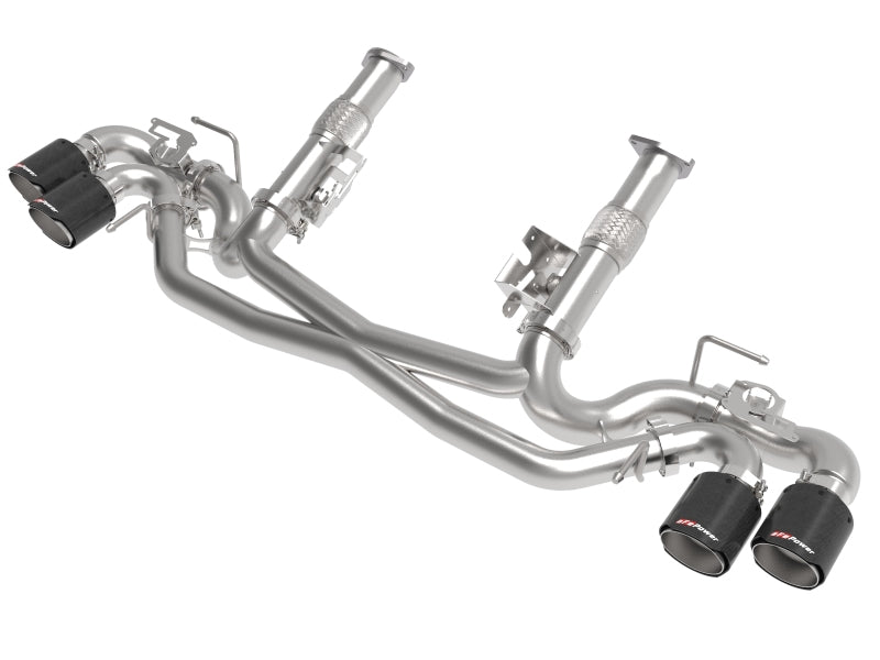 AFE 49-34124NM-C orce-Xp 304 Stainless Steel Cat-Back Exhaust Carbon 2020 fits