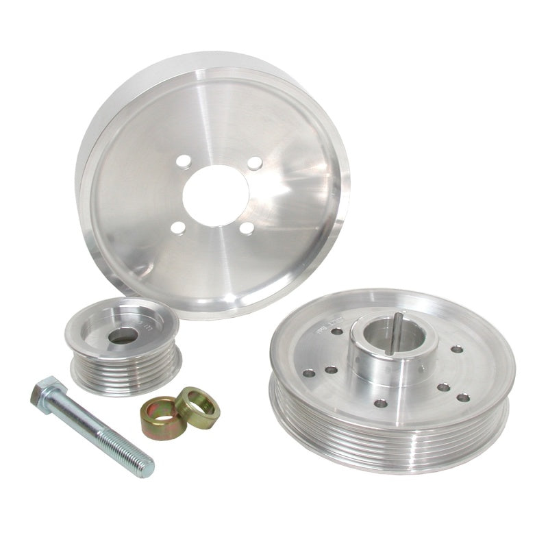 BBK 1559 Mustang 4.6 GT Underdrive Pulley Kit - Lightweight CNC Billet Aluminum
