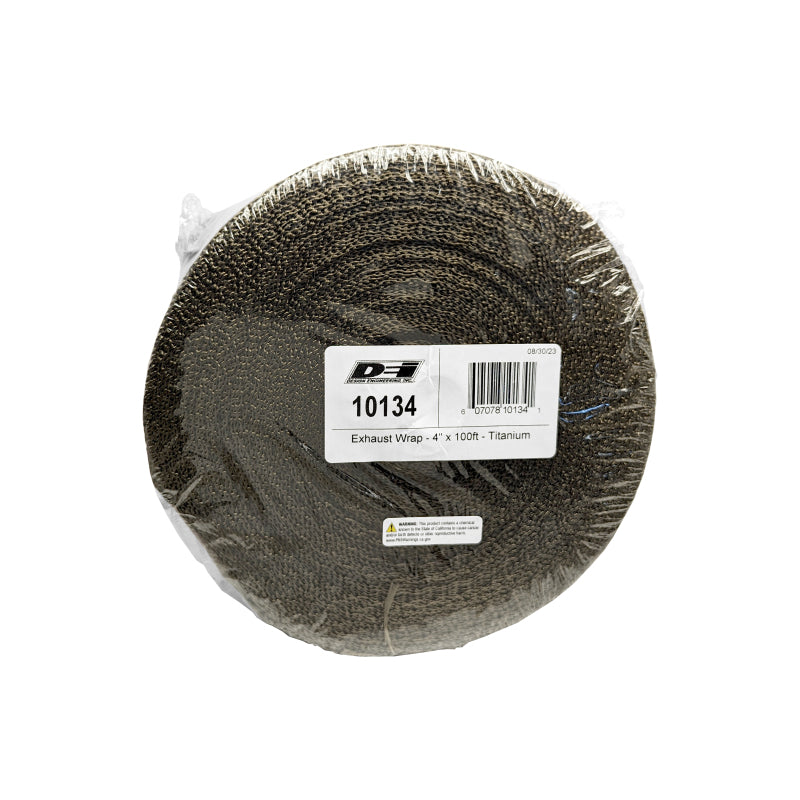 DEI 10134 Exhaust Wrap 4in x 100ft - Titanium