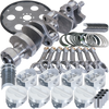 Eagle B13559L03053 fits Chevy 350 1Pc 3.750in Crank 5.700in I-Beam Rods -10cc 4.030in Pistons Balanced Assembly