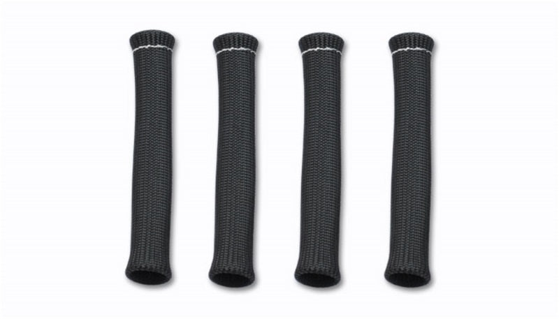Vibrant 25891 3/4in Dia Spark Plug Boot Insulator (4/Pack) Black color