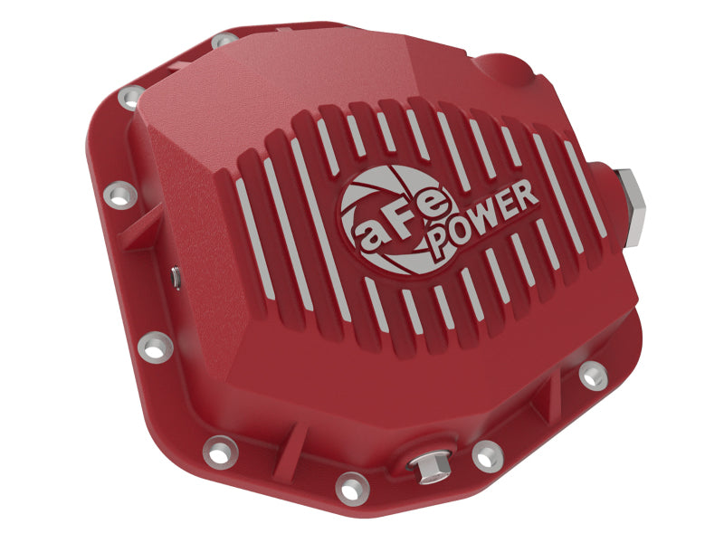 AFE 46-71000R ries Rear Differential Cover Red 2018+ fits Jeep Wrangler (JL) V6