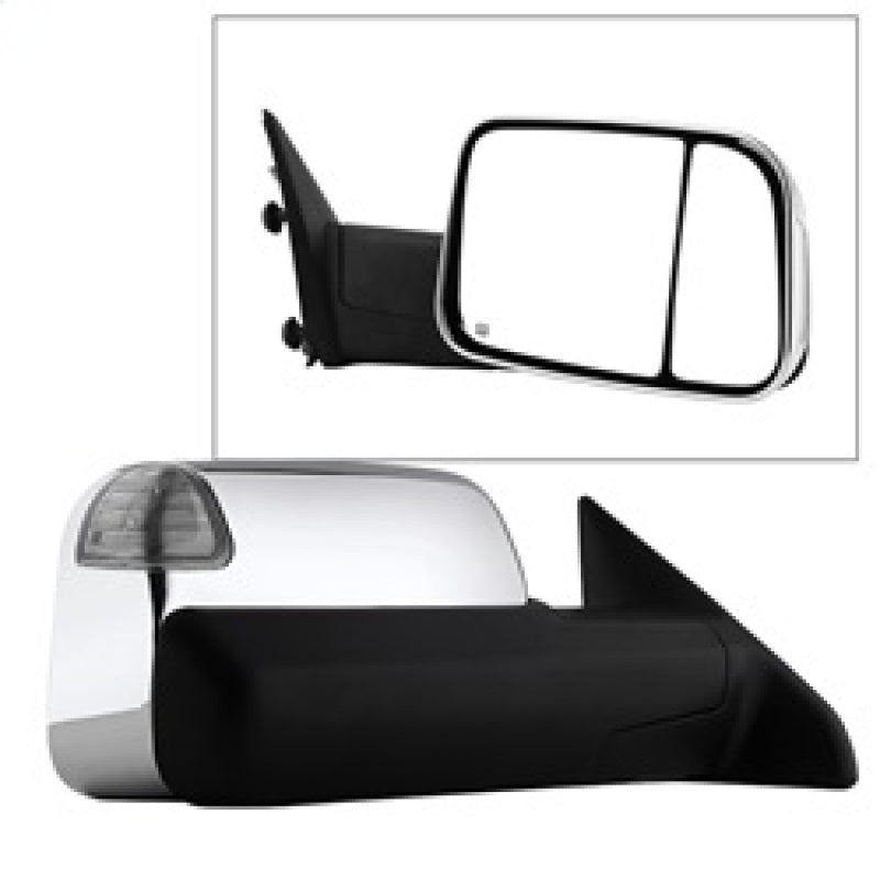 9933172 Xtune fits Dodge 09-12 Ram 1500 Extendable Heated Adjust Mirror Chrome