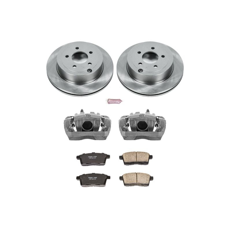 PowerStop KCOE3060 fits Ford 07-10 Edge Rear Autospecialty Brake Kit w/Calipers