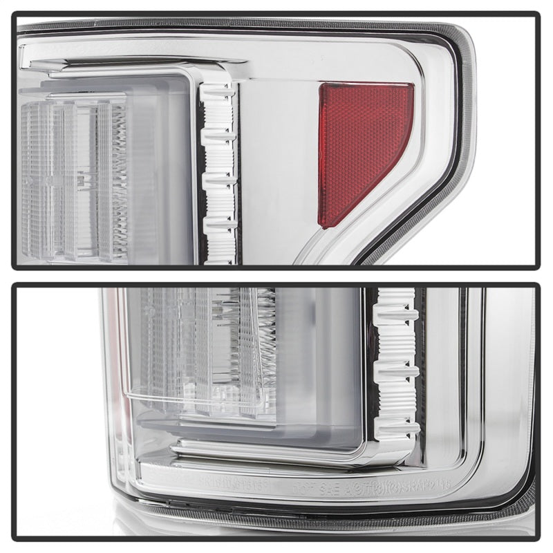 Spyder 5085658 fits Ford 18-19 F-150 (W/O Blind Spot Sensor) LED Tail Lights -