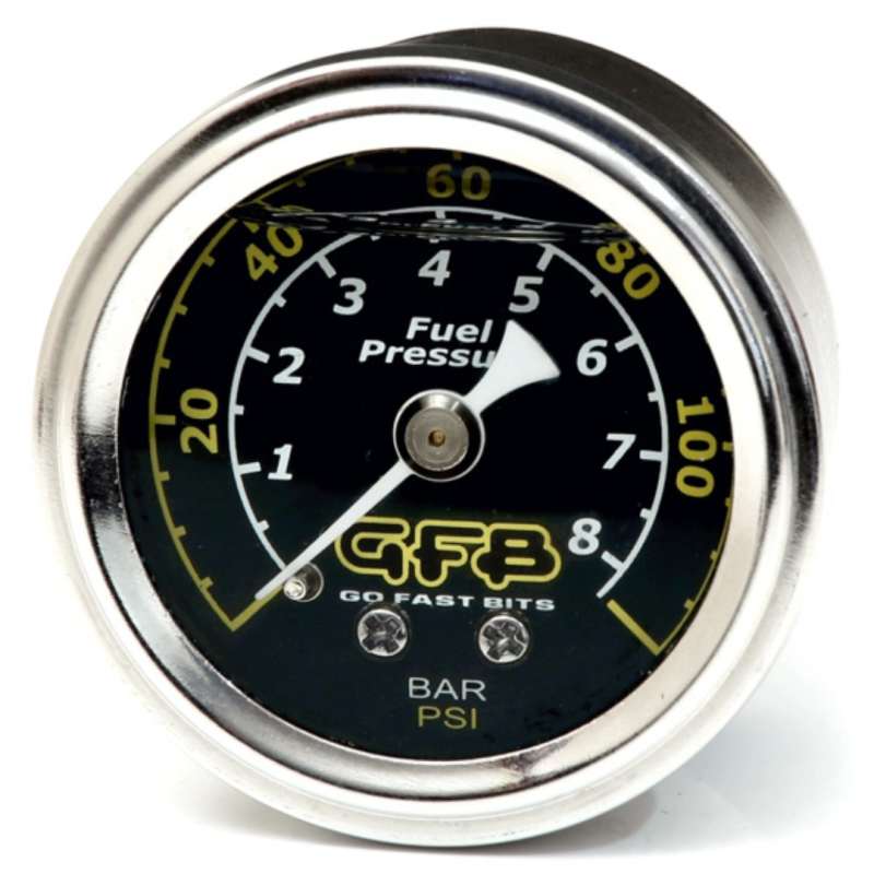 GFB 5730 Fuel Pressure Gauge (Suits 8050/8060) 40mm 1-1/2in 1/8MPT Thread 0-120PSI