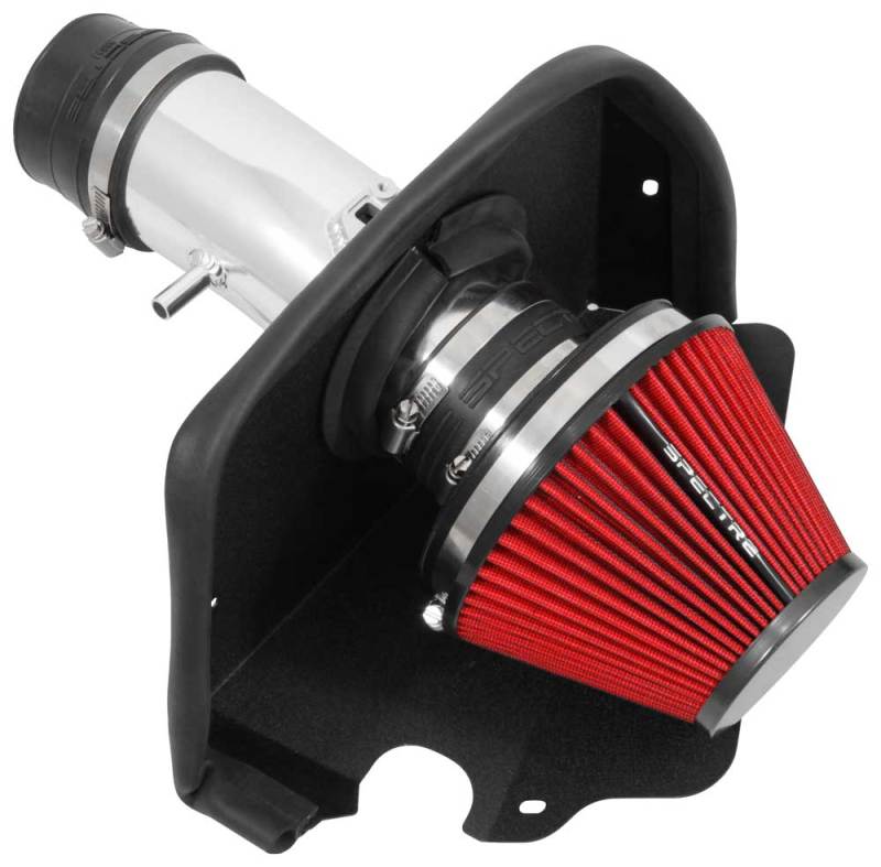 Spectre 9068 09-17 fits Nissan Maxima V6-3.5L F/I Air Intake Kit - Polished w/Red Filter