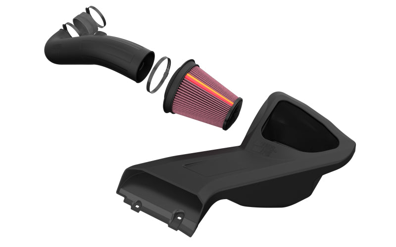 K&N Engineering 50-2591 K&N 15-20 fits Ford F150 V8-5.0 L Performance Air Intake System