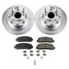 Power Stop CRK6550 2012 fits Ford F-350 Super Duty Front Z17 Coated Brake Kit