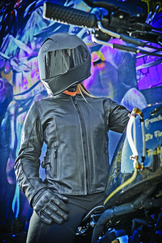 Speed and Strength 880401 Throttle Body Leather Jacket Black Womens - XS
