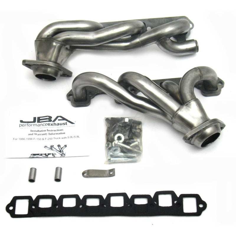 JBA 1628S fits Ford 87-96 F-150 5.8L SBF 1-5/8in Primary Raw 409SS Cat4Ward Header