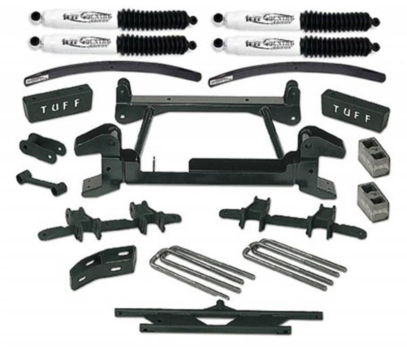 Tuff Country 16854KN 92-98 fits Suburban 2500 (8Lug) 4X4 6in Lift Kit (w/Stamped Lwr Cntrl Arms SX8000)
