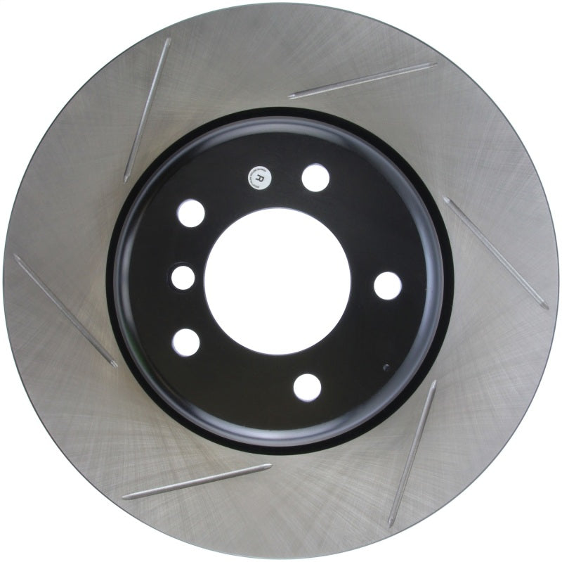 Stoptech 126.34104SL Power Slot 08-09 fits BMW 135i Coupe Front Left Slotted Rotor