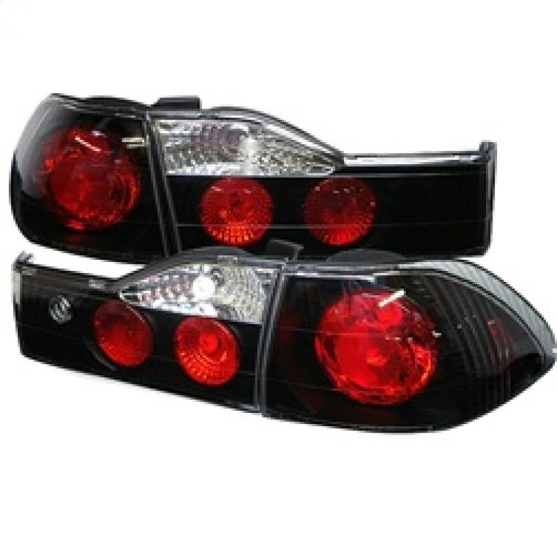 Spyder 5003959 fits Honda 01-02 Accord 4Dr Euro Style Tail Lights Black ALT-YD-