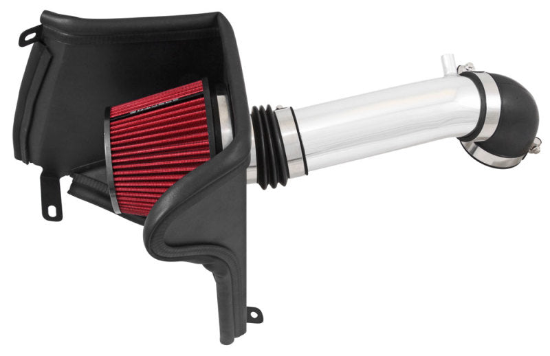 Spectre 9051 91-01 fits Jeep Cherokee L6-4.0L F/I Air Intake Kit - Polished w/Red Filter
