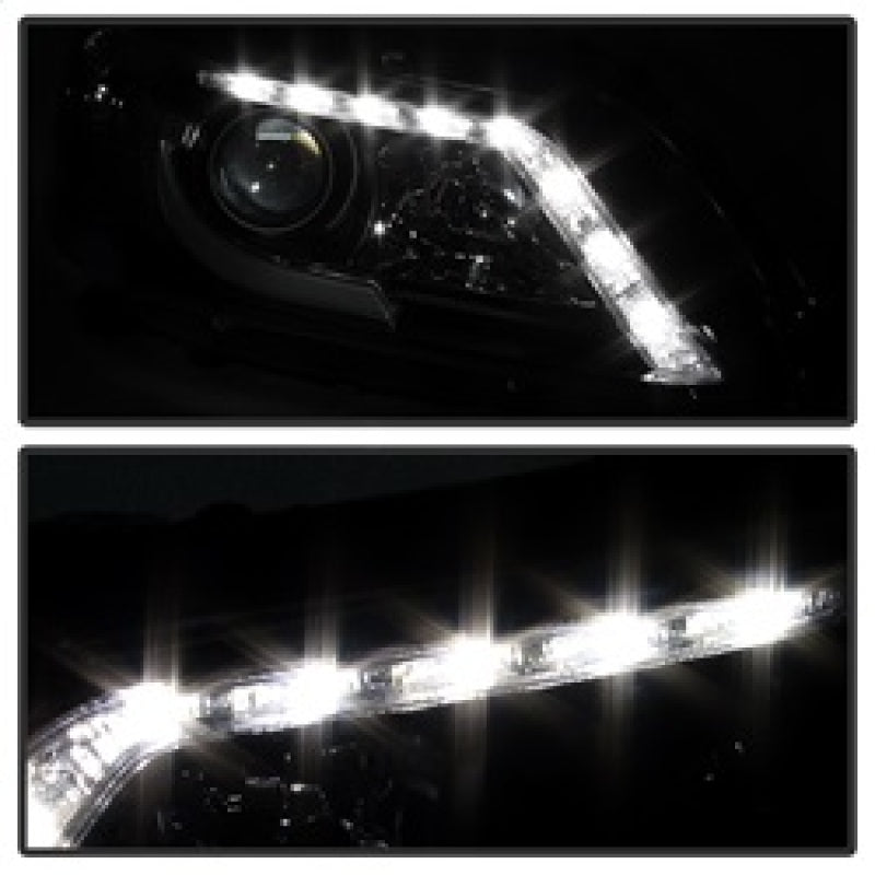 Spyder 5080530 fits Honda 13-20 Accord 2015 4DR Projector Headlights Light Bar