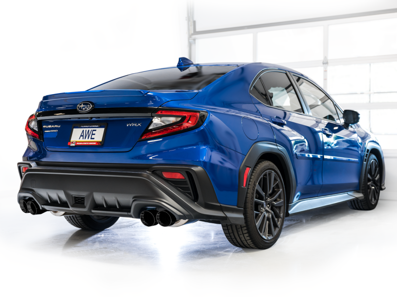 AWE Tuning 22-25 Subaru VB WRX Touring Edition Axleback Exhaust - Diamond Black Tips