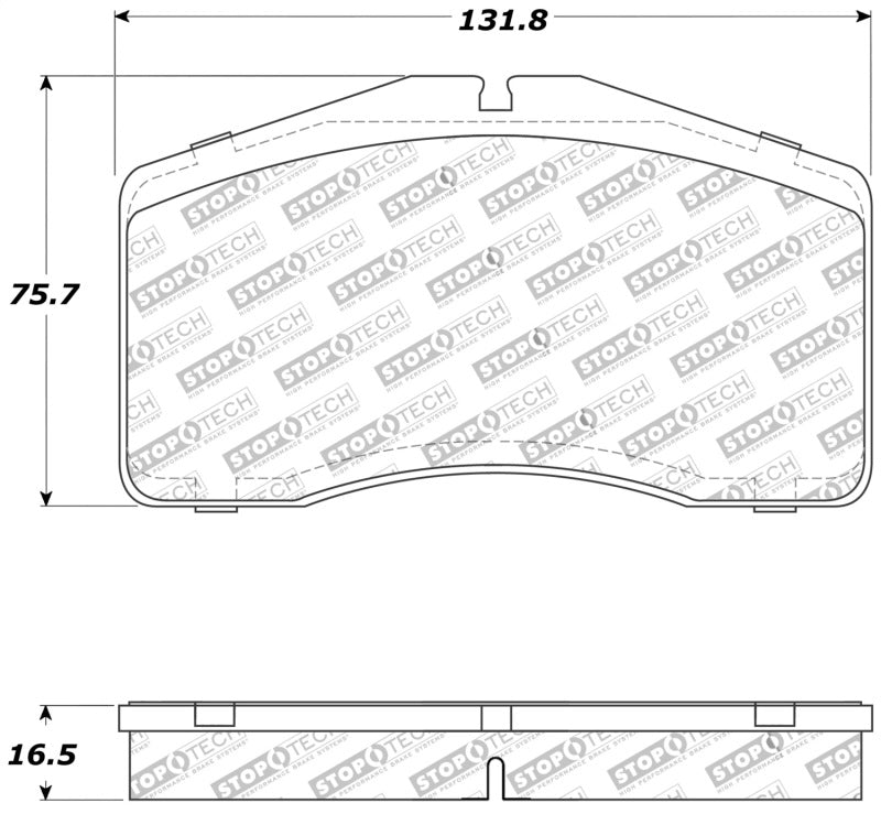 Stoptech 309.0594 Performance 92-98 Porsche 911 Front Brake Pads