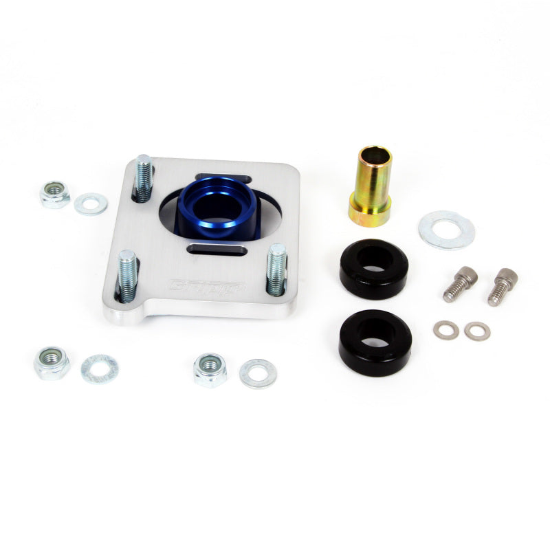 BBK 2527 Mustang Caster Camber Plate Kit - Silver Anodized Finish