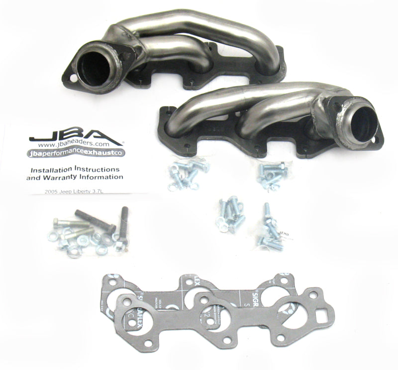 JBA 1930S fits Jeep 05-09 Liberty 3.7L V6 1-1/2in Primary Raw 409SS Cat4Ward Header