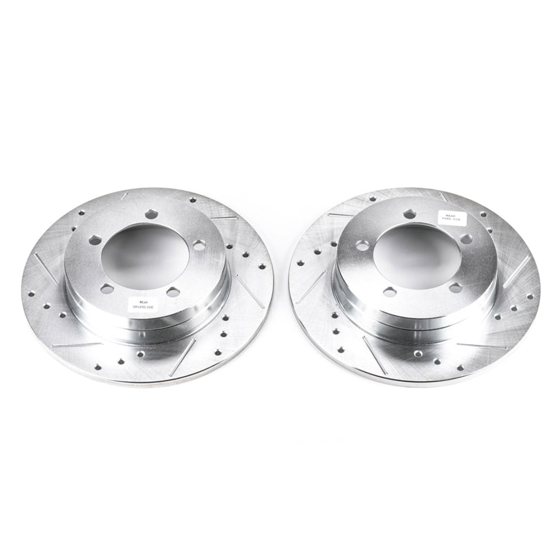 PowerStop fits Eagle 90-94 Talon Rear Evolution Drilled & Slotted Rotors - Pair
