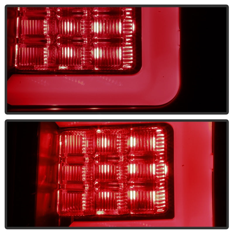 Spyder 5086662 fits Jeep 07-10 Grand Cherokee Light Bar LED Tail Lights - Black