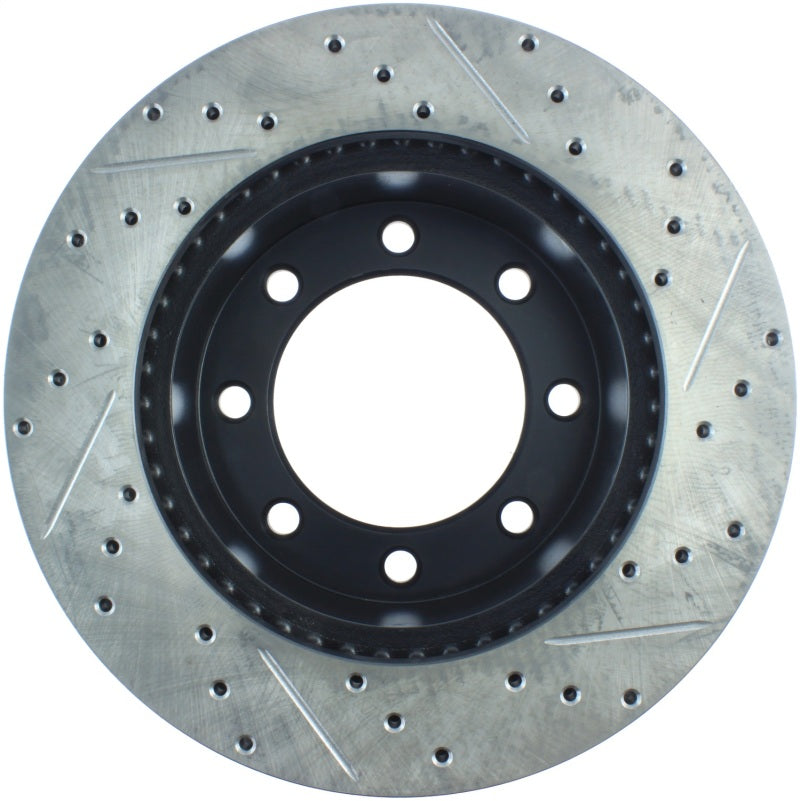 Stoptech 127.65112R Slotted & Drilled Sport Brake Rotor