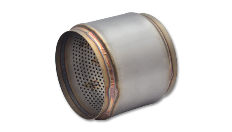 Vibrant 17995 SS Race Muffler 5in inlet/outlet x 5in long