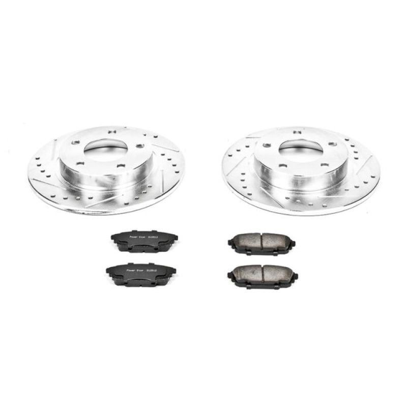 PowerStop K792 fits Mazda 01-03 Protege Rear Z23 Evolution Sport Brake Kit