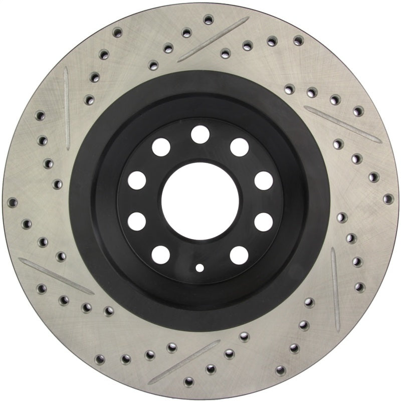 Stoptech 127.33113L 09 fits VW Passat CC / 06-09 Passat Slotted & Drilled Left Rear Rotor