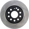 Stoptech 126.33099SR Power Slot 06-10 fits Audi A3 / 09 VW CC (Passat CC) / 06-09 GTI Mk V Right Rear Slotted Rotor
