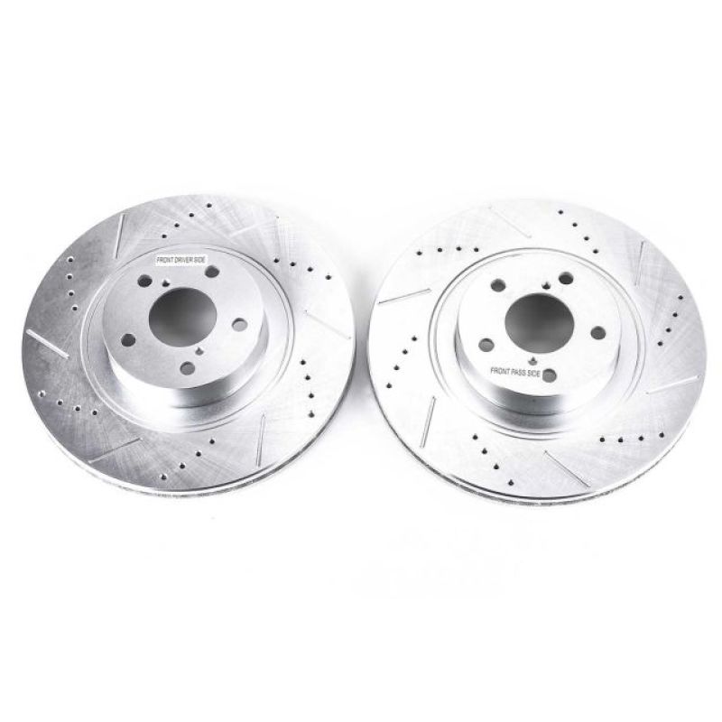 PowerStop fits Scion 13-16 FR-S Front Evolution Drilled & Slotted Rotors - Pair