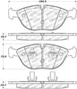 Stoptech 308.0682 Street Touring Brake Pads