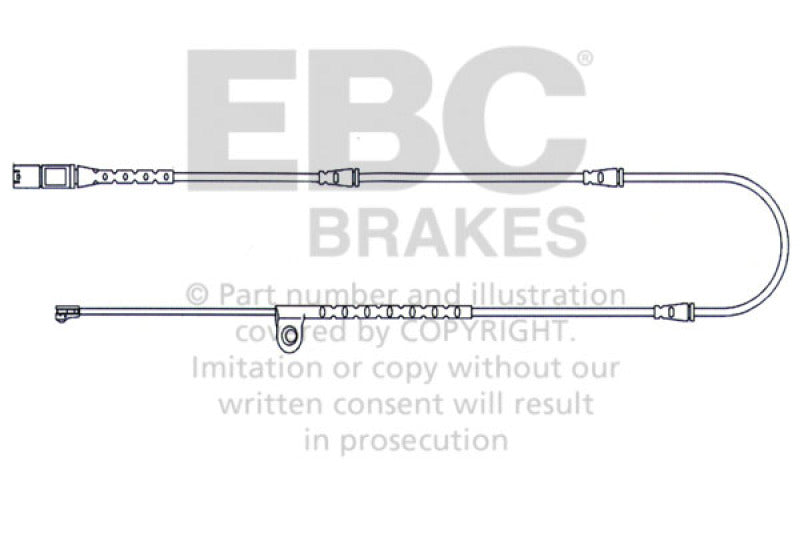 EBC EFA141 fits BMW 10 2014-20 X5 4.4L Twin Turbo Front Wear Leads